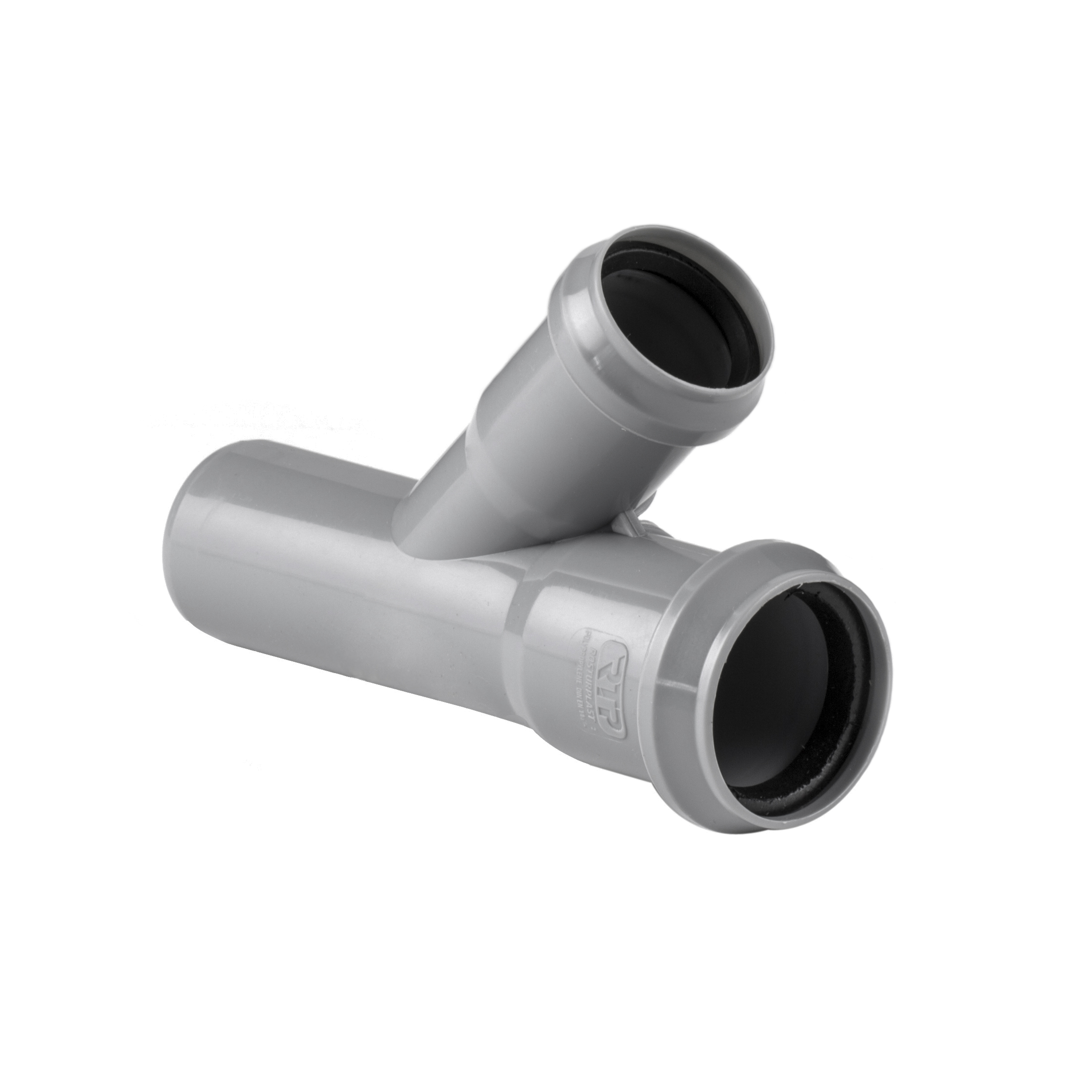 Тройник ВК ПП 50/40х67, серый,G 33465
