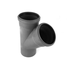 Тройник ВК ПП 110/110х67, серый,S 36311 (10/1)