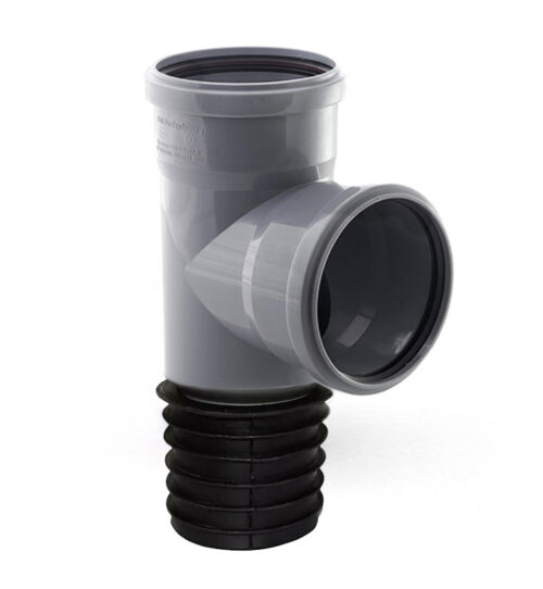 Тройник восстановитель раструба ВК ПП 110/100х96, серый,РТП Тройник восстановитель раструба ВК ПП 110/100х96, серый,РТП