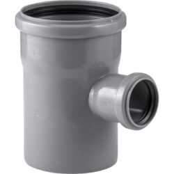 Тройник ВК ПП 110/40х87, серый,S 39124 (22/1)