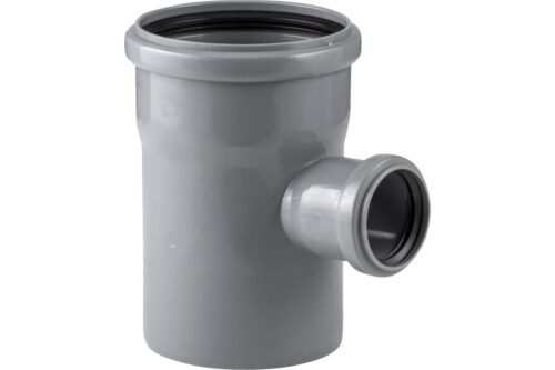 Тройник ВК ПП 110/40х87, серый,S 39124 (22/1)