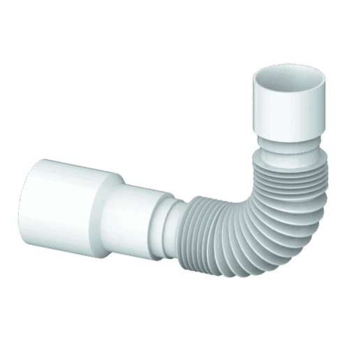 D40 ГИБКОЕ СОЕДИНЕНИЕ 400мм без гайки .40д.40/50 (150 шт)