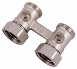 Узел Н образный для нижнего подключения радиатора 3/4'' PN40 (RTP) 38070 (48/8)
