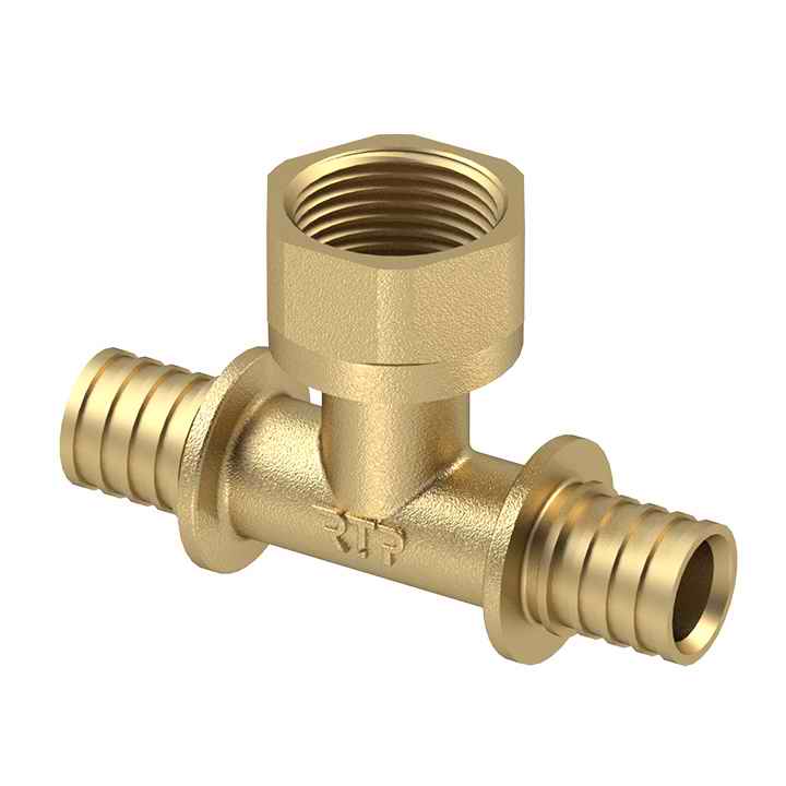 Тройник D25X3/4", аксиальный Вн резьба 28411 (50/10)