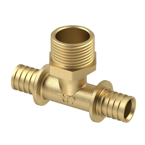 Тройник D16X1/2", аксиальный НАР резьба 29320 (100/10) Тройник D16X1/2", аксиальный НАР резьба 29320 (100/10)