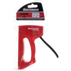 Степлер для скоб 6-10х0,7мм "Монтажник" Стандарт 600301