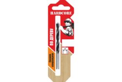 Сверло по дереву спиральное 8х117мм "Hardcore" 160008