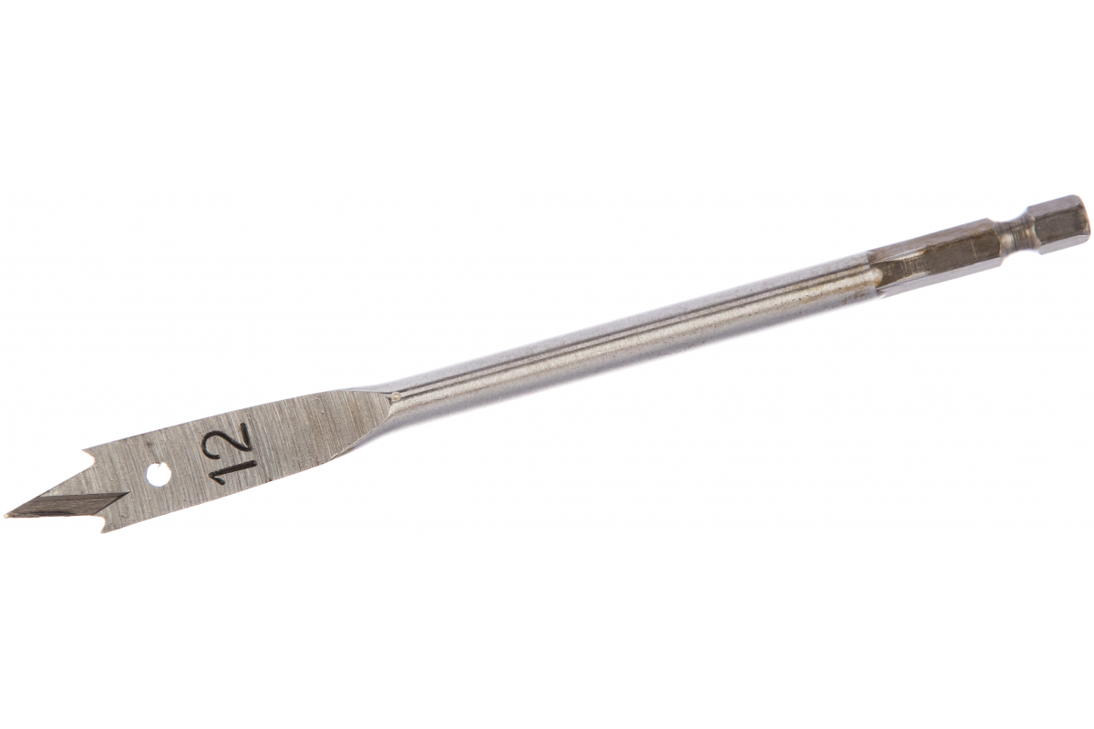 Сверло по дереву перовое 12х152мм с подрезателями "Hardcore" 161215