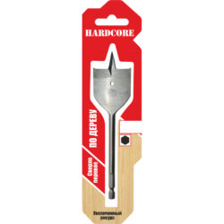 Сверло по дереву перовое 30х152мм с подрезателями "Hardcore" 163015
