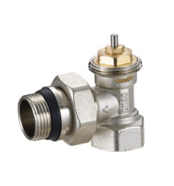 QS-3611,Клапан термостатический угловой,латунь 3/4 (уп 80/10)