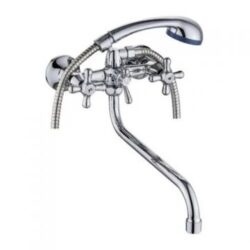 CD340-22 Смеситель для ванны двухвентильный, с круглым изливом