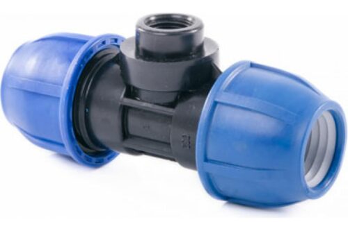 Тройник D 20х1/2"mm*G''с внутренней трубной резьбой PN 16, свыше ⌀ 63 - PN 10 11598 (60|1)