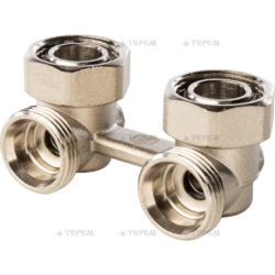 Узел Н образный для нижнего подключения радиатора угловой 3/4'' PN40 (RTP) 39491 (48/8)