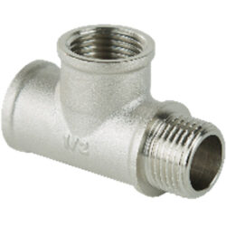 Тройник переходной латунный 1/2"x1/2"x1/2" ВН/ВН/НАР 31579 (уп 90/10)