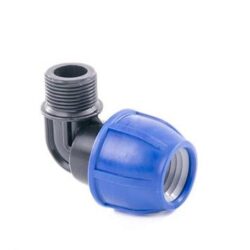 Отвод  D 20x1/2"с наружной трубной резьбой PN 16, свыше ⌀ 63 - PN 10 11548 (150/1)