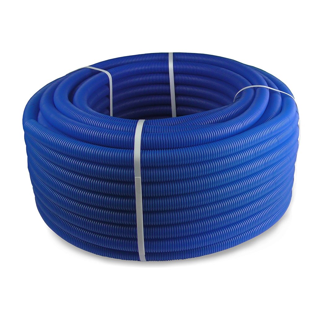 Труба гофрированная синяя D/d, 32/27 mm 35405 (50/1)