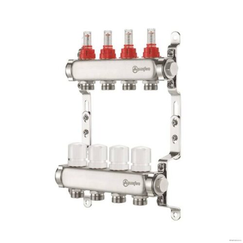 Группа коллект (коллекторный блок) нерж расход 1" м/м 12 выходов 3/4 ЕК н/р 9503-11