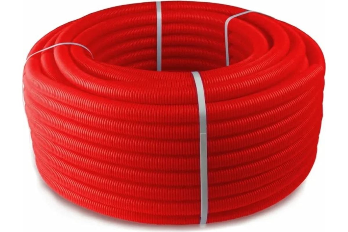 Труба гофрированная красная D/d, 40/35 mm 35402 (30/1)