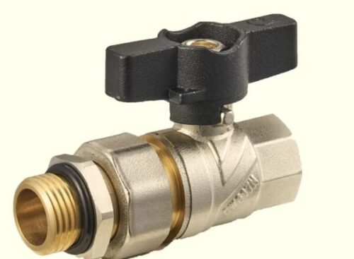 FAO 01,Кран-американка шаровый латунный 1/2" PN 50 полнопроходной с полусгоном бабочка (уп 90/15) FAO 01,Кран-американка шаровый латунный 1/2" PN 50 полнопроходной с полусгоном бабочка (уп 90/15)