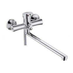 B042-22 Смеситель для ванны однорычажный, с плоским изливом