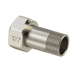 Штуцер латунный для присоединения счетчика воды 1"-L29,5 RTP 36006 ( уп 80/5)