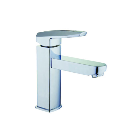 NOF1-A033, см-ль для умывальника с кор. изливом, ø35, кр двойная шпилька