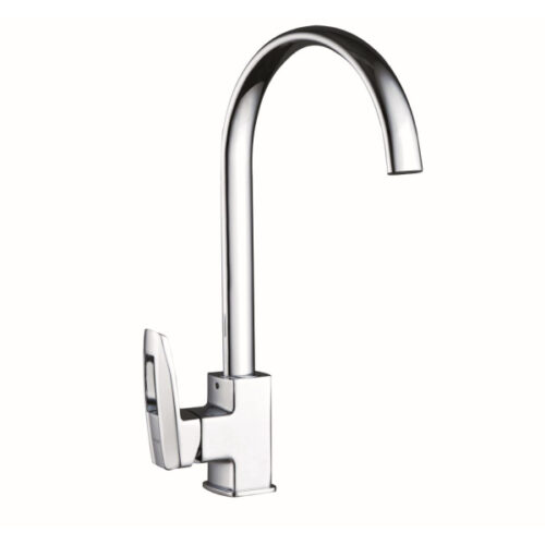 NOF4-A033, см-ль для кухни с пов. изливом, ø35, кр двойная шпилька