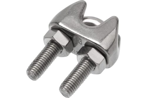 Зажим с двумя гайками А4 3мм (100м)