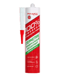 Универсальный силиконовый герметик REALIST PRO 280мл бесцветный