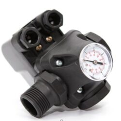 SK-9T,Реле давления c манометром 2 – 4 бар, резьба 1/4"" внутренняя (накидная гайка) (36)