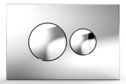 CN731-2 Кнопка для инсталляции круглая хромированная