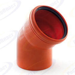 Отвод наружной канализации 200/45°, 15610 (уп 7/1)