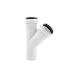 Тройник ELITE МК МПП 50/50х45, белый, РТП 24555 (20/1)