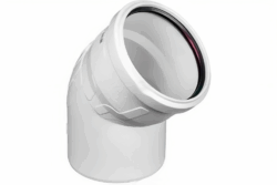 Отвод ELITE МК МПП 110х30, белый, РТП