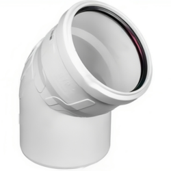 Отвод ELITE МК МПП 110х30, белый, РТП 24554 (50/1)