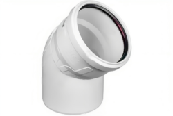 Отвод ELITE МК МПП 110х30, белый, РТП 24554 (50/1)