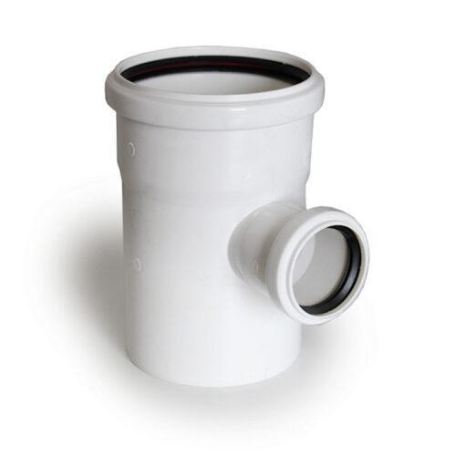 Тройник ELITE МК МПП 110/50х87,  короб,белый, РТП 36513 (54/1)