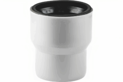 Переход ELITE с чугуна на пластик с манжетой МК МПП 124/110, белый, РТП 30784 (16/1)