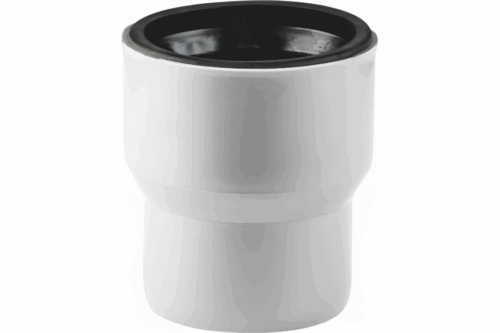 Переход ELITE с чугуна на пластик с манжетой МК МПП 124/110, белый, РТП 30784 (16/1)