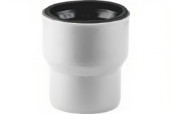 Переход ELITE с чугуна на пластик с манжетой МК МПП 124/110, белый, РТП 30784 (16/1)