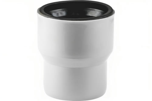 Переход ELITE с чугуна на пластик с манжетой МК МПП 124/110, белый, РТП 30784 (16/1)