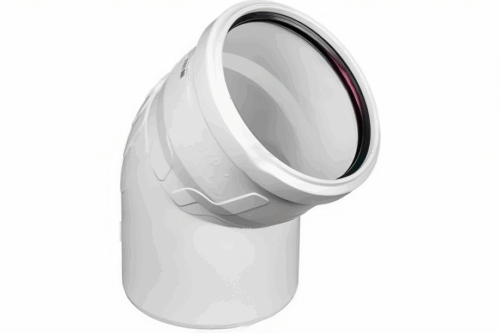 Отвод ELITE МК МПП 160х45, белый, РТП 37653 (16/1)
