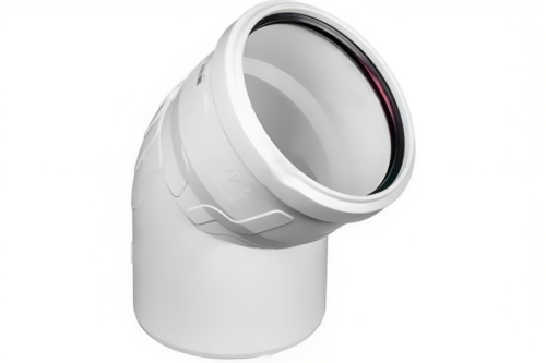 Отвод ELITE МК МПП 160х45, белый, РТП 37653 (16/1)