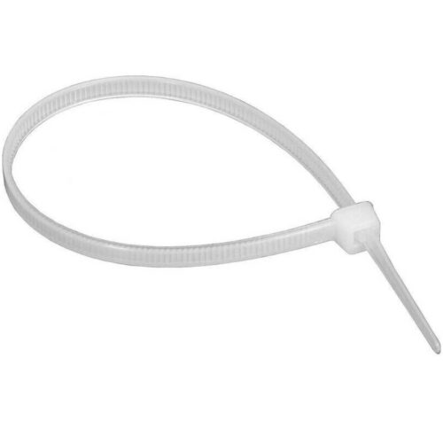 Нейлоновый хомут 3,6*250 мм (белый) (уп 100 шт)