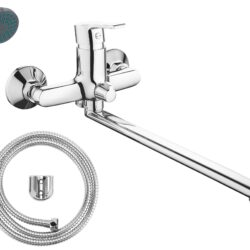 Смеситель "Fin" д/ван., с изл. 350 мм, с акс., арт. FN31