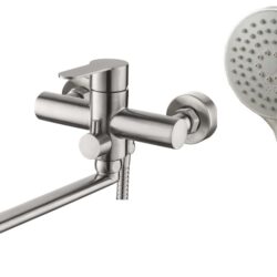 См-ль "Orlando" д/ван., изл. 300мм, с акс., нерж.сталь, арт. OL 31