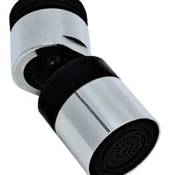 Насадка Shower Flow,2реж.,нерж.сталь,на шарнире,с переходником,ESKO