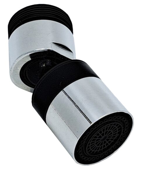 Насадка Shower Flow,2реж.,нерж.сталь,на шарнире,с переходником,ESKO