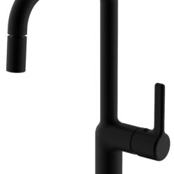 Смеситель "Column Black" д/кухни, G-излив, арт. CLM519B