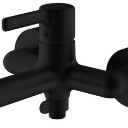 Смеситель "Column Black" д/ван, кор/изл, без акс, арт. CLM54B